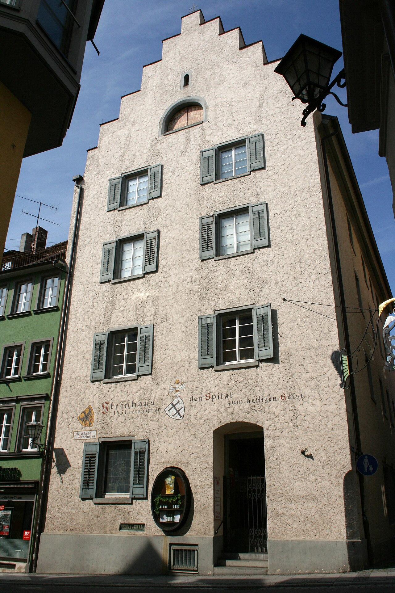Steinhaus, Spital zum Heiligen Geist, Franziskanerstraße / Steinhausgasse in Überlingen