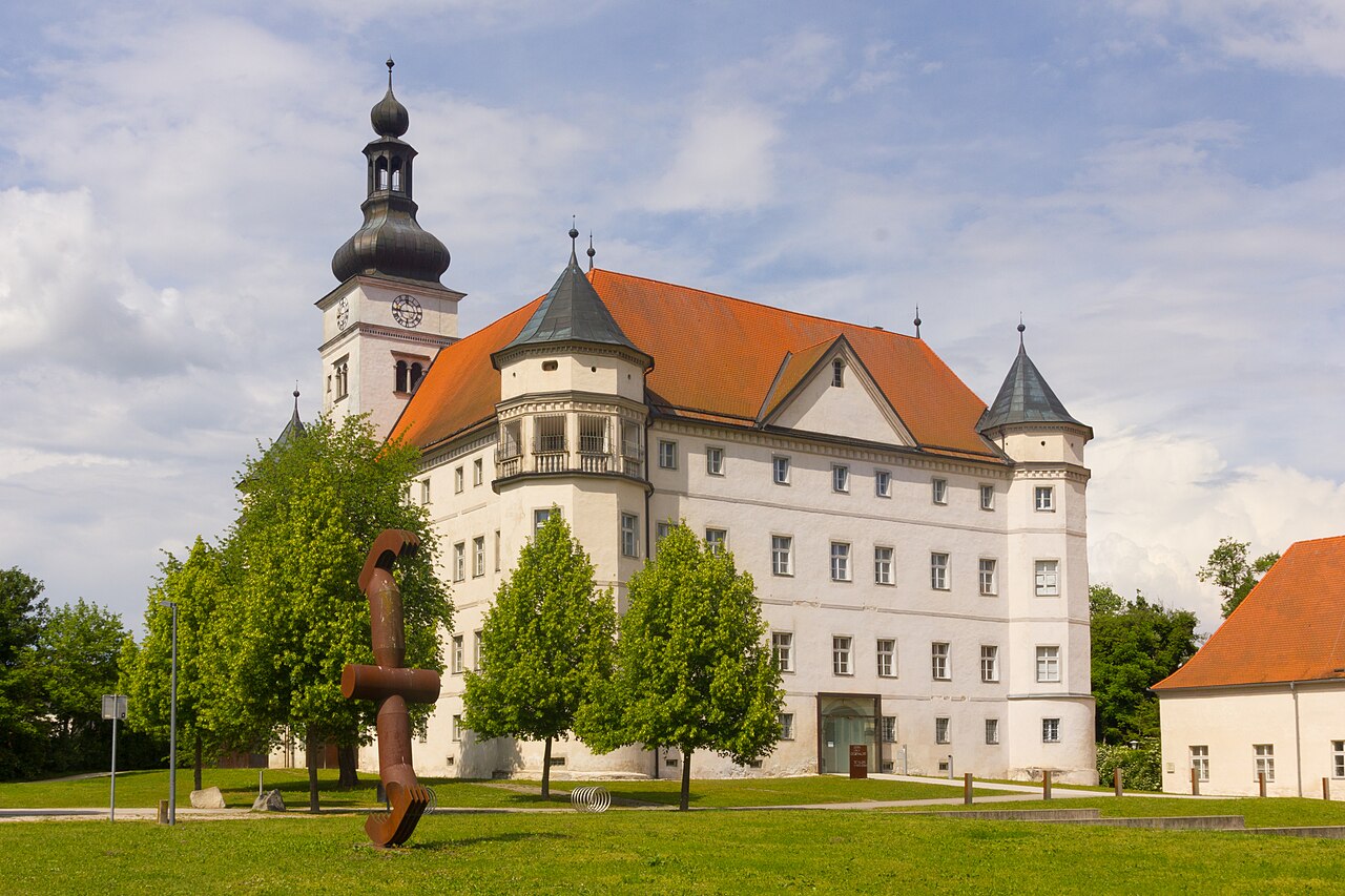 The southern and western side of Hartheim castle
