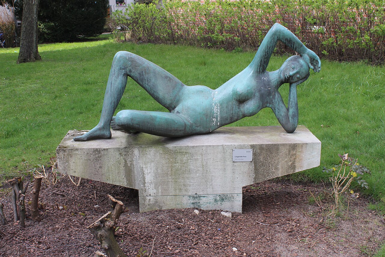 Liegende von Fritz Fleer 1961