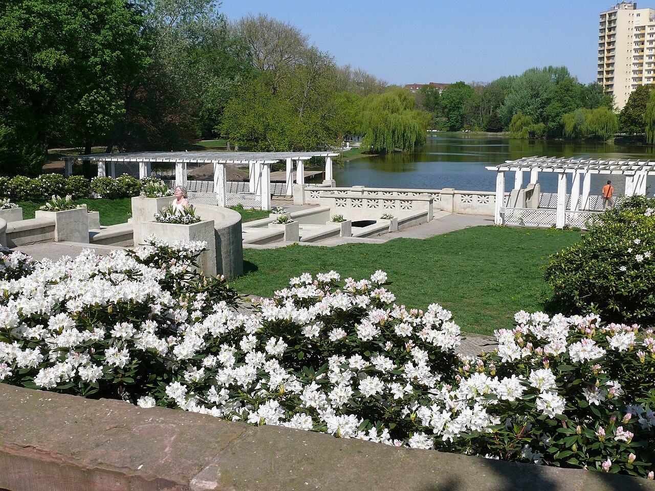 Berlin-Charlottenburg Lietzenseepark Kaskaden