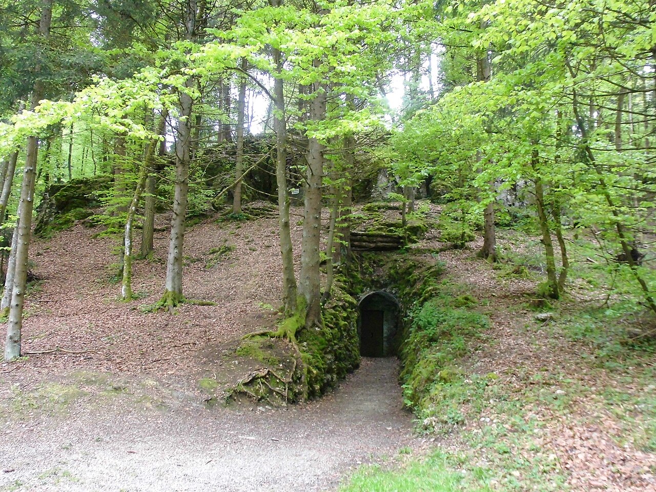 Eingangsbereich zum Naturdenkmal Linkenboldshöhle (Nr