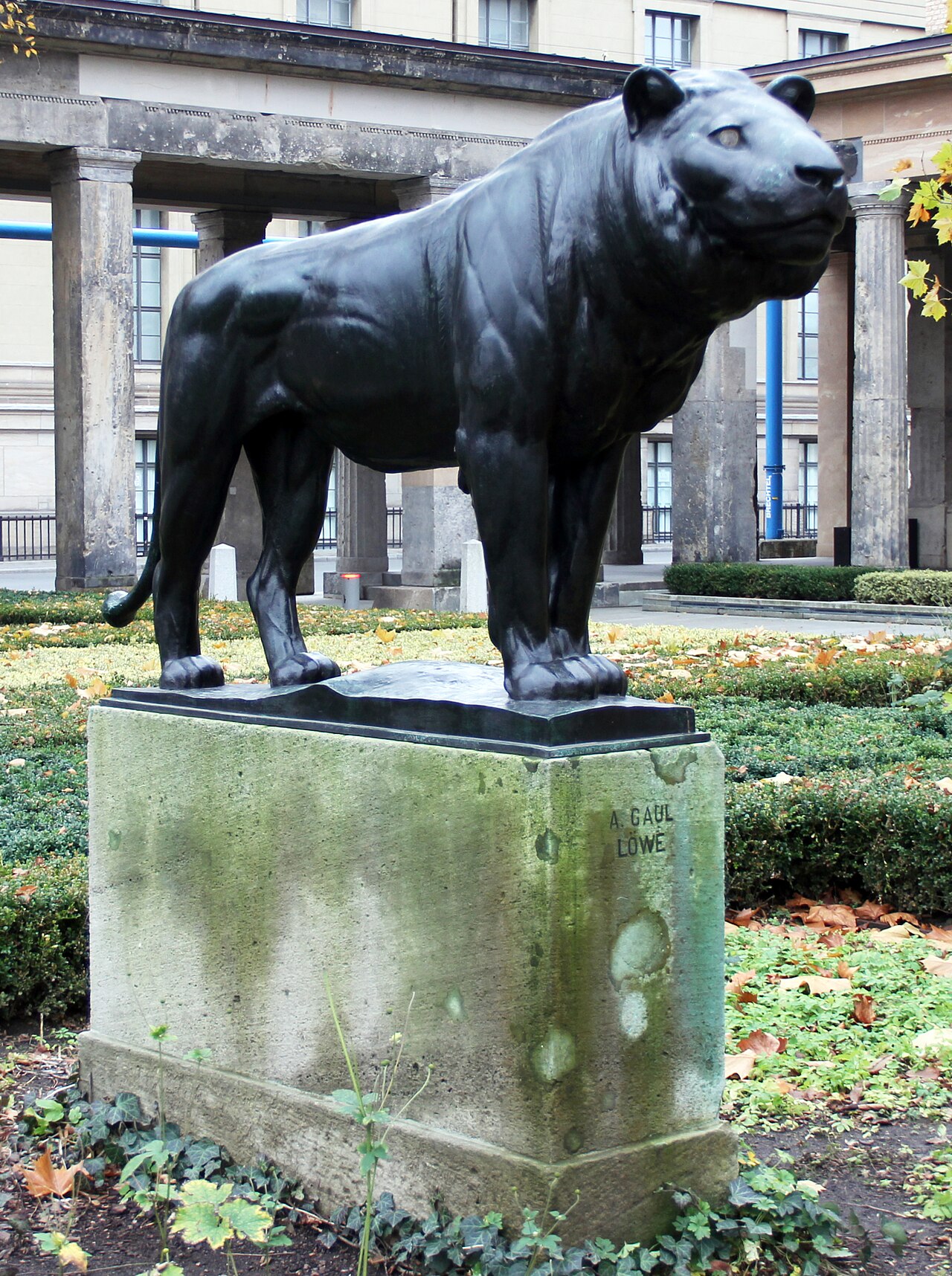 Sculpture, "Löwe" by August Gaul , 1904, Bodestraße 1-3, Berlin-Mitte , Germany