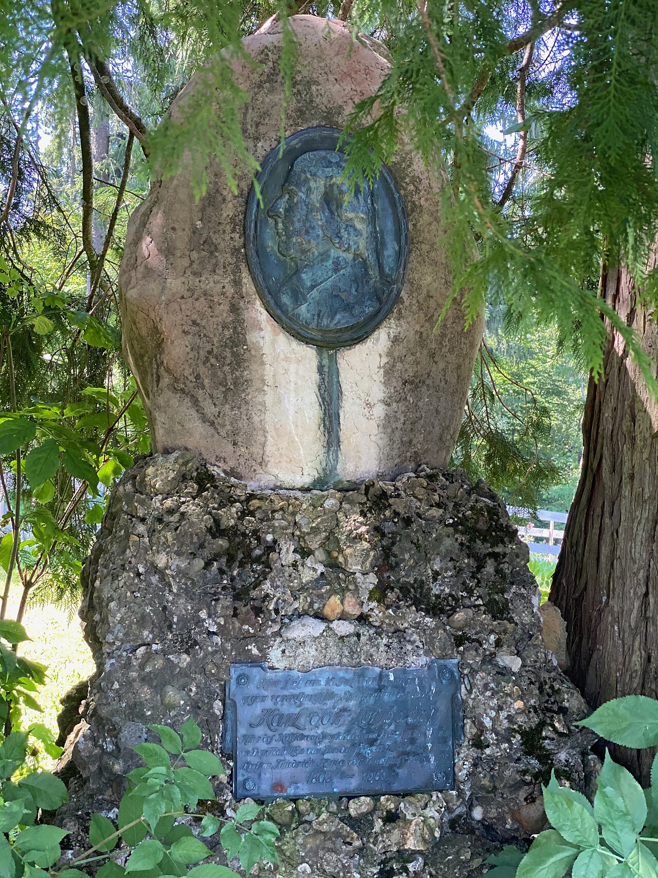 Karl von Lohbauer Denkmal bei Isny