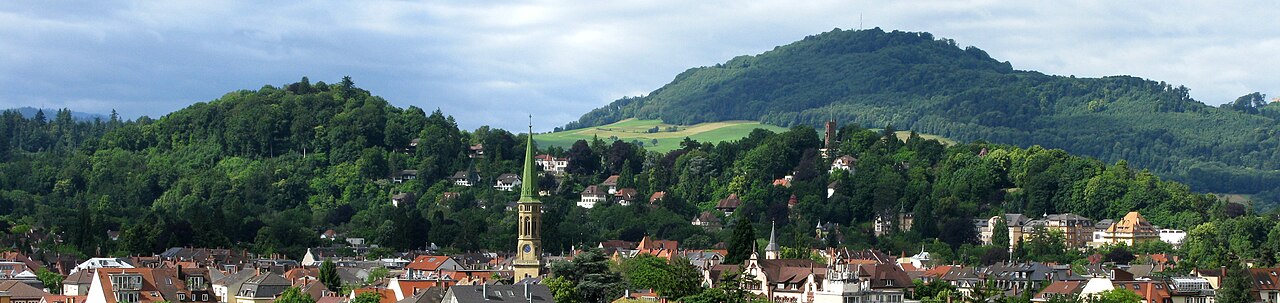 Lorettoberg vom Schlossberg gesehen