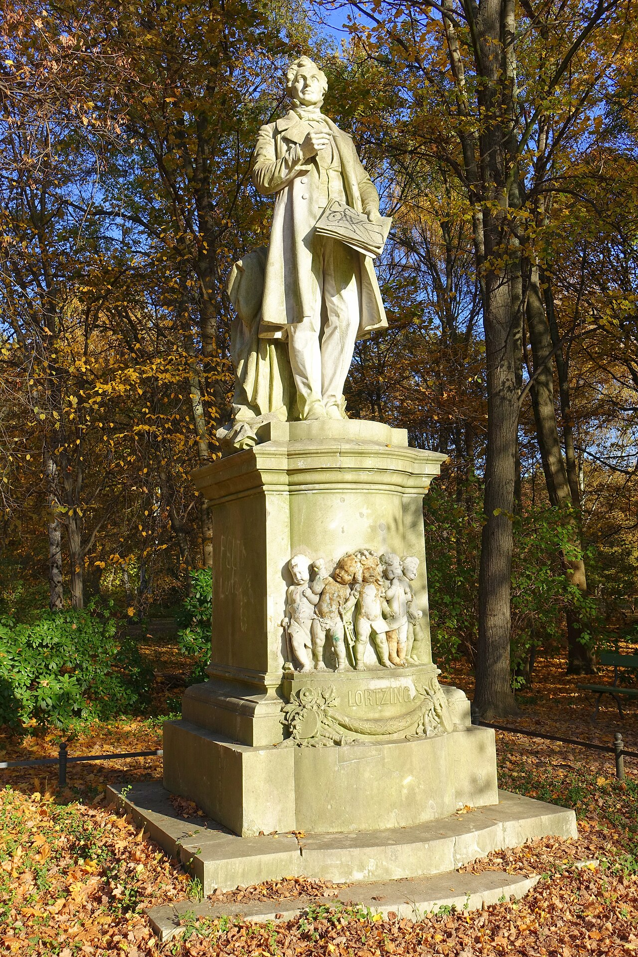 Albert Lortzing by Gustav Eberlein (1847–1926) - Großer Tiergarten, Berlin, Germany