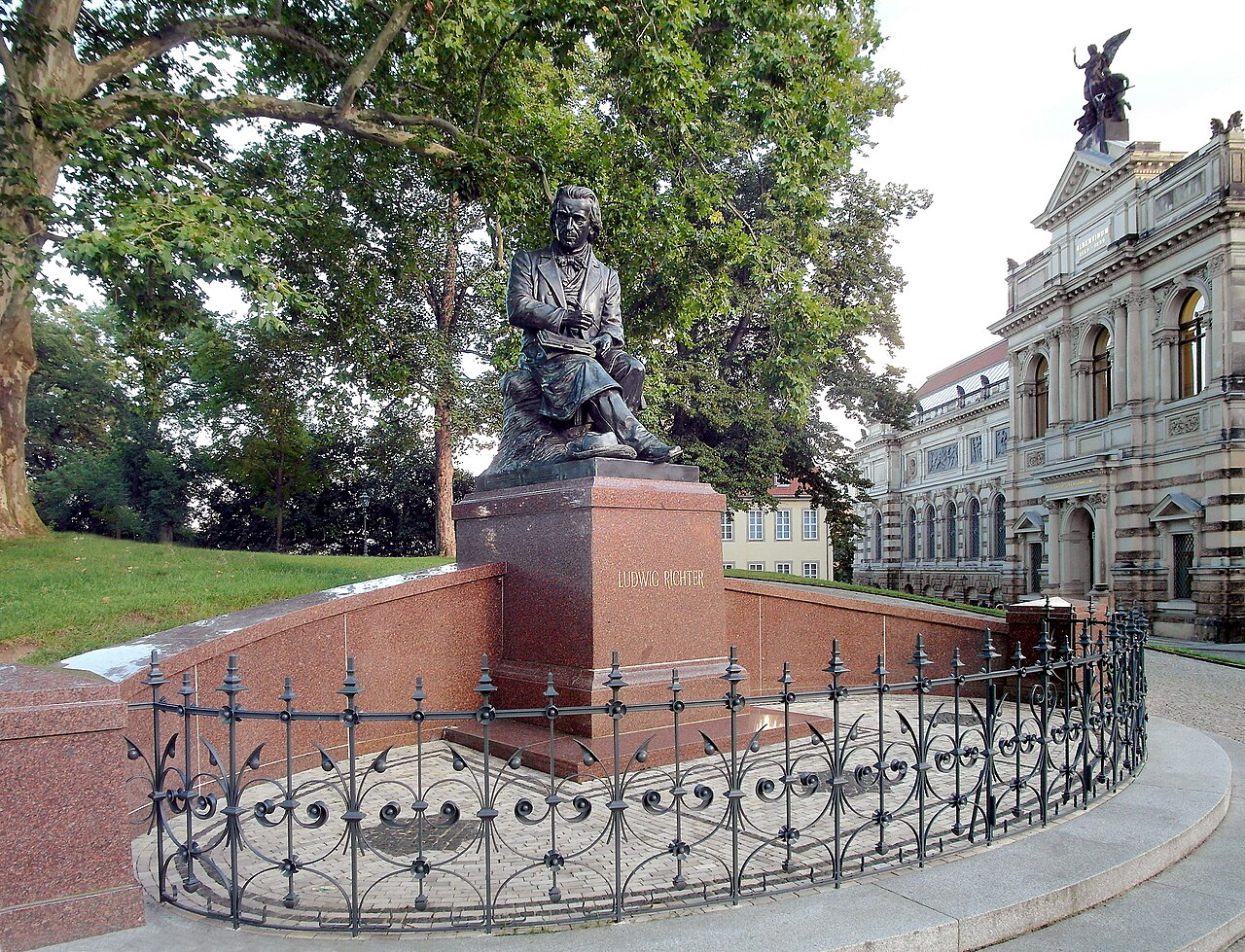 Foto von Ludwig Richter Denkmal