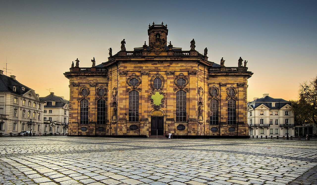 The Ludwigskirche (Ludwig Church) in Saarbrücken