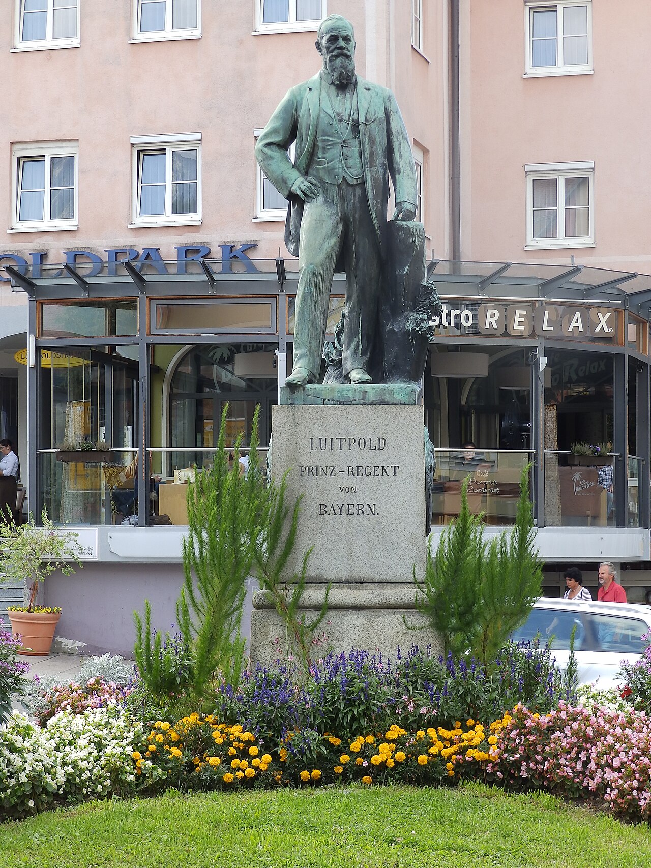 Das Wittelsbacher Denkmal in Füssen