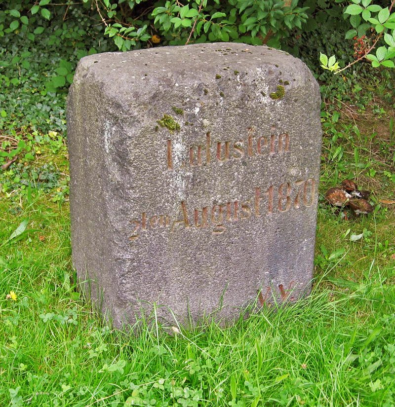 Lulustein in Saarbruecken, Germany July 2011