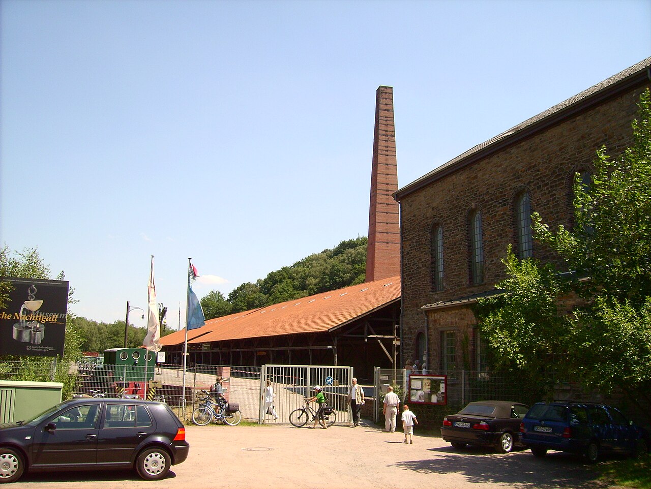 Eingangsbereich des Industriemuseums Zeche Nachtigall in Witten