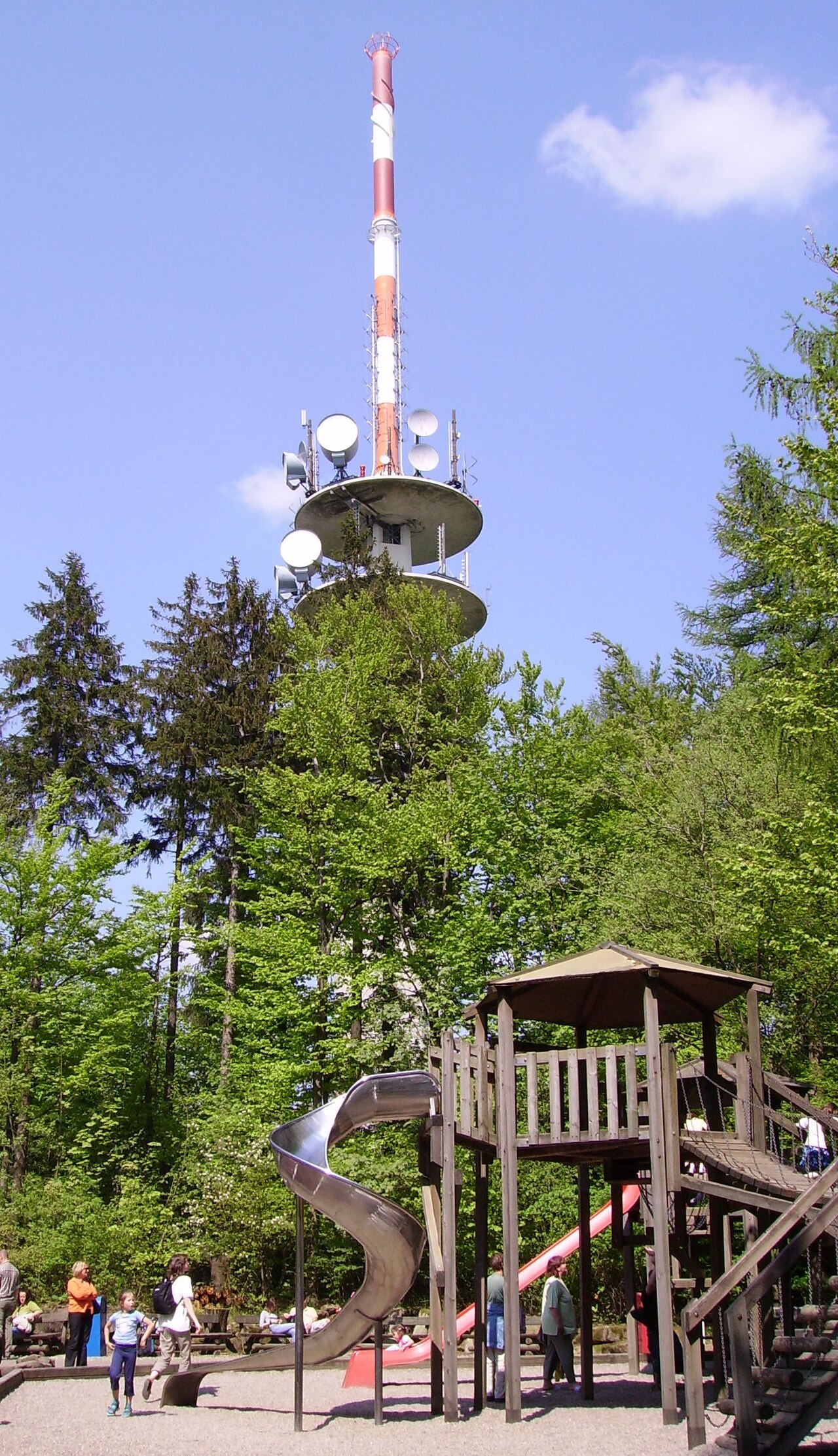 on top of Königstuhl (mountain) in Heidelberg , Germany