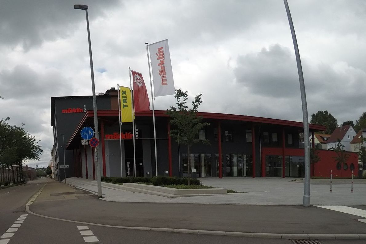 das Museum „Märklineum“ in Göppingen, Baden-Württemberg, Deutschland