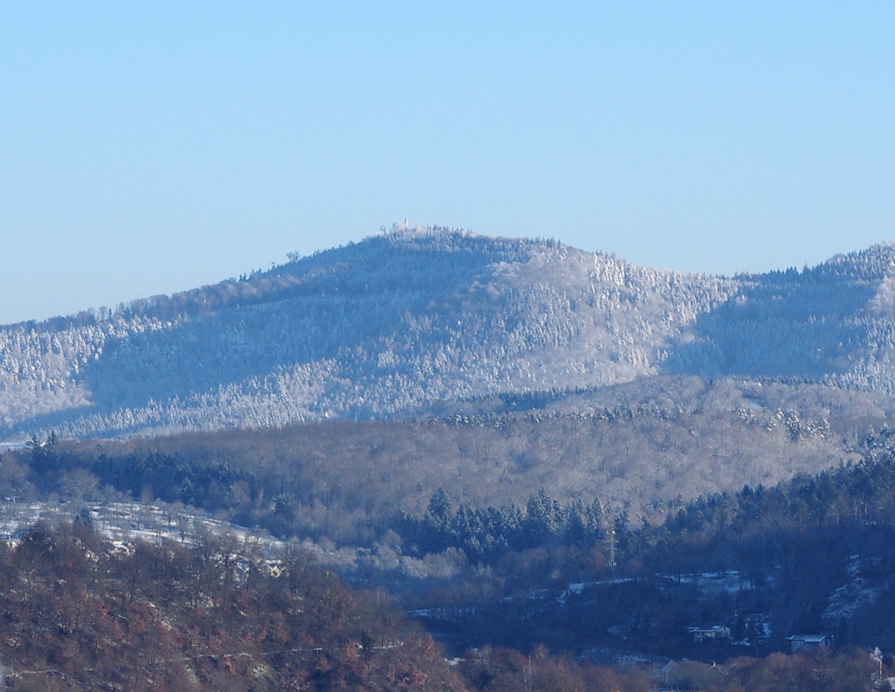 Der Mahlberg bei Gaggenau im Winter