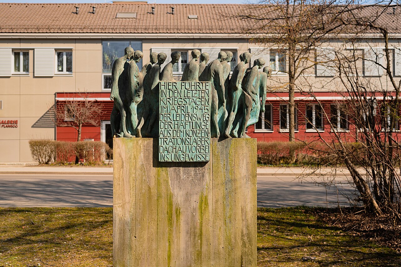 The death march cenotaph in Planegg