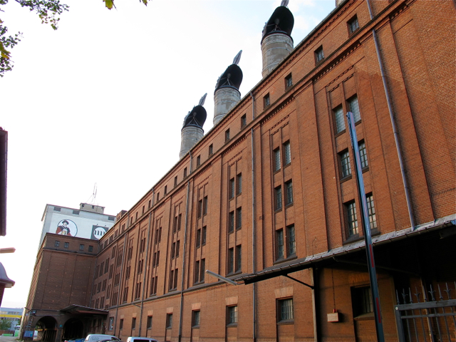 Schultheiss Malzfabrik på Bessemerstrasse i Schöneberg i Berlin