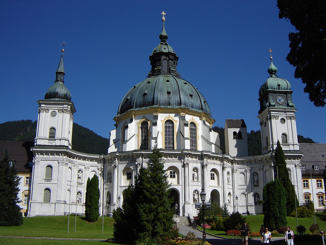 Facade of Kloster Ettal, Abbazia di Ettal - Bavaria