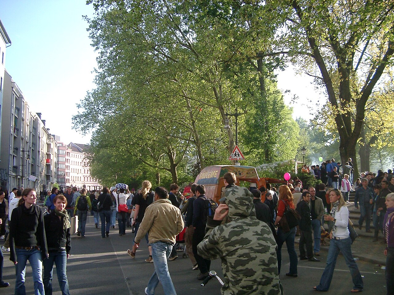 Festival Mariannenplatz in Berlin-Kreuzberg on Mayday 2007