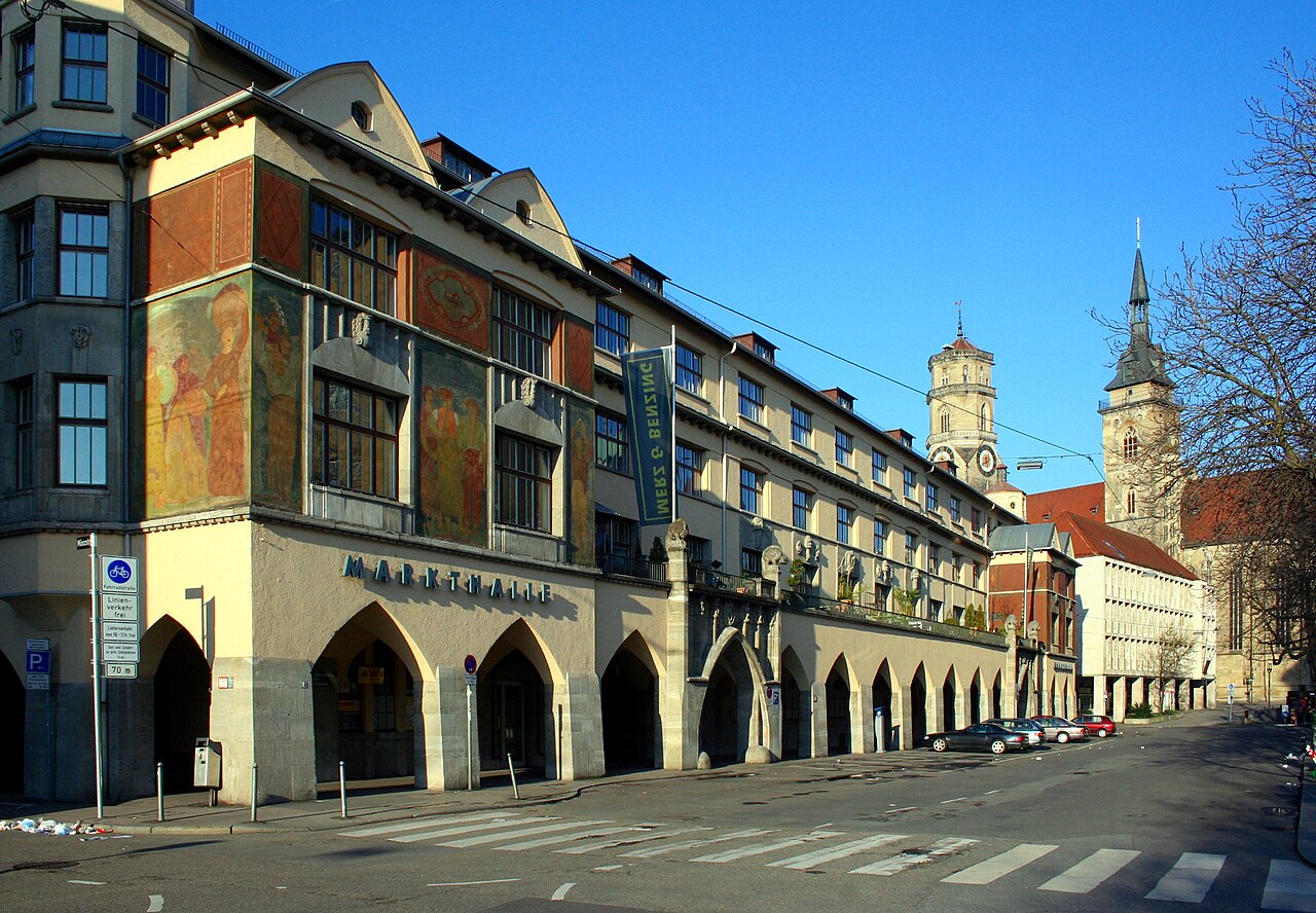 market hall, Stuttgart, Germany