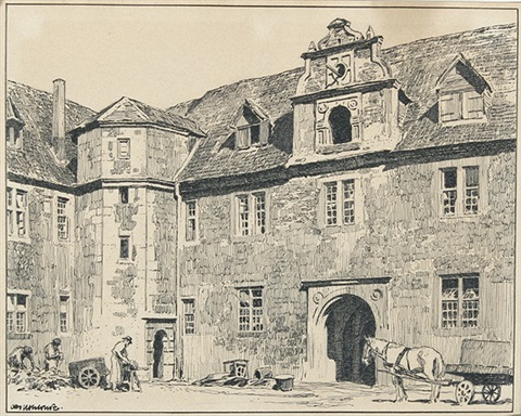 Innenhof des Kasseler Marstalls