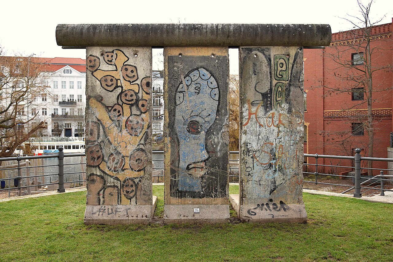 Berlin wall monument at the "Road of Remembrance" in Berlin-Moabit, Germany