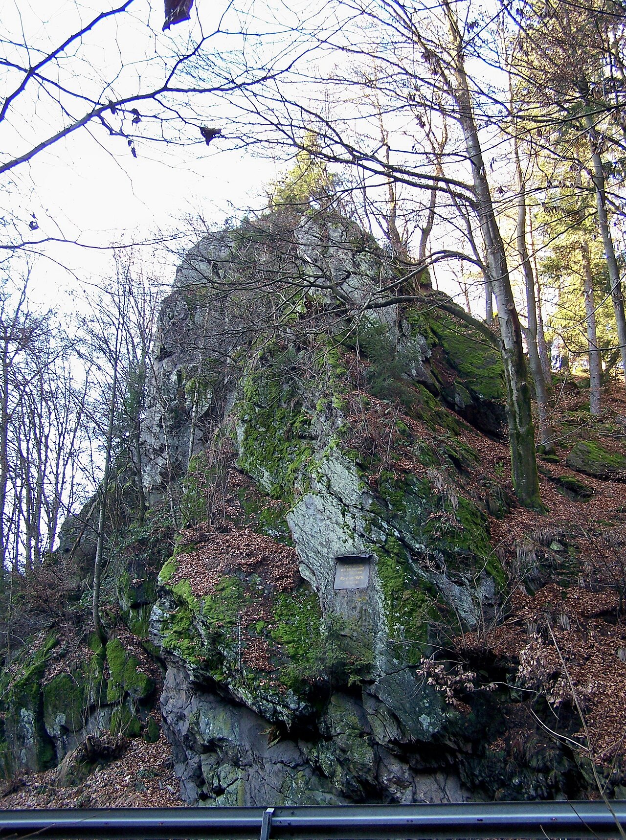 Maxfelsen an der Ruselbergstraße
