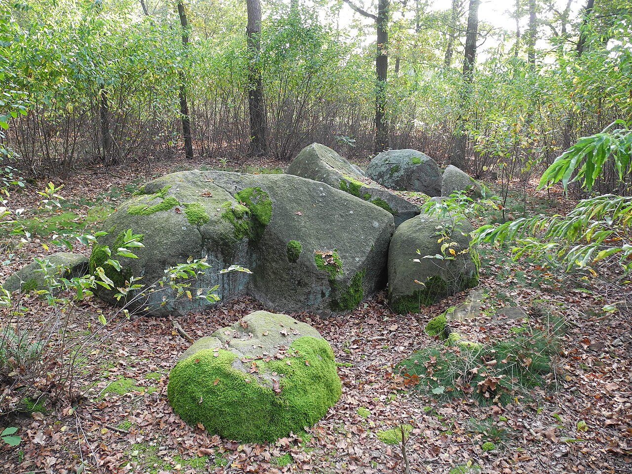 Megalithic chambered tomb "Mehringer Steine 1" (district Emsland in Lower Saxony, Germany)