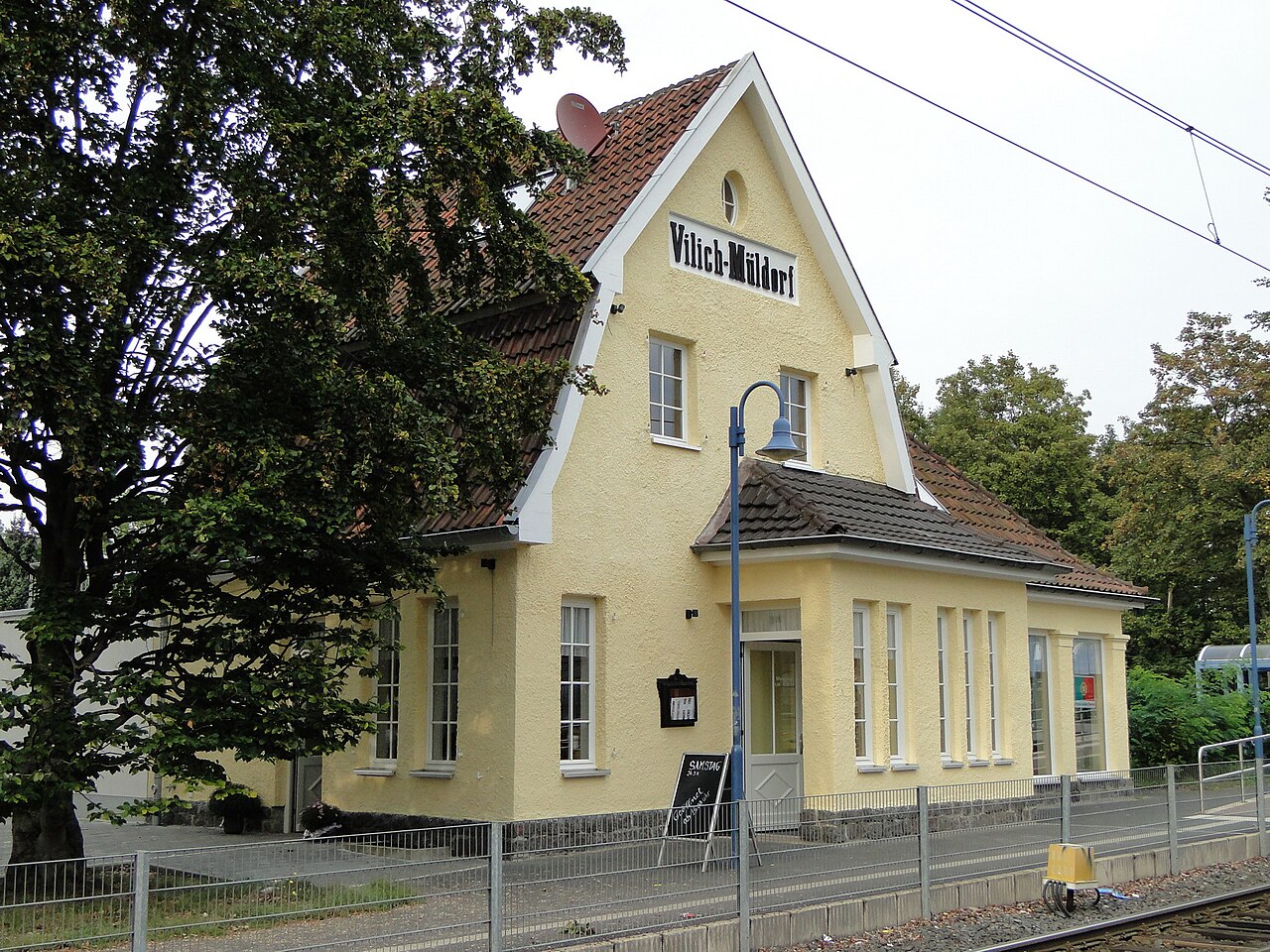 Das ehemalige Bahnhofsgebäude in Vilich-Müldorf , Am Herrengarten 63