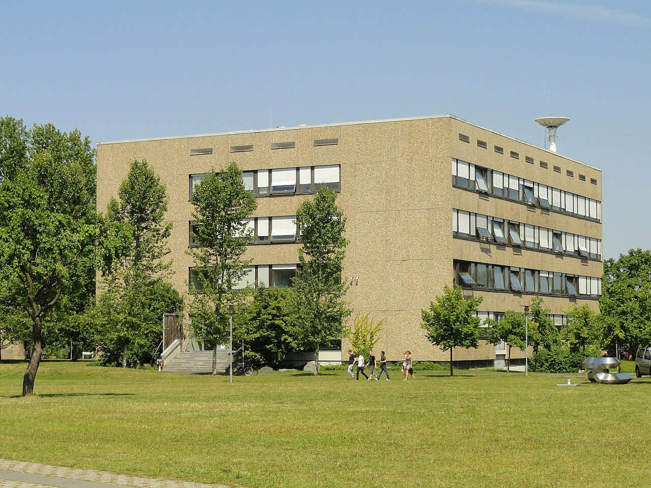 View of Hubland Campus, Julius-Maximilians-Universität Würzburg, Würzburg, Germany