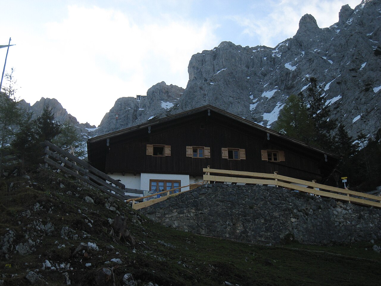 Mittenwalder Huette near of Mittenwald
