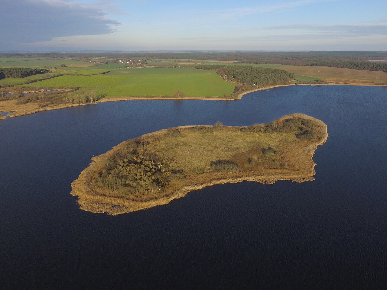 Insel Buhnenwerder im Beetzsee
