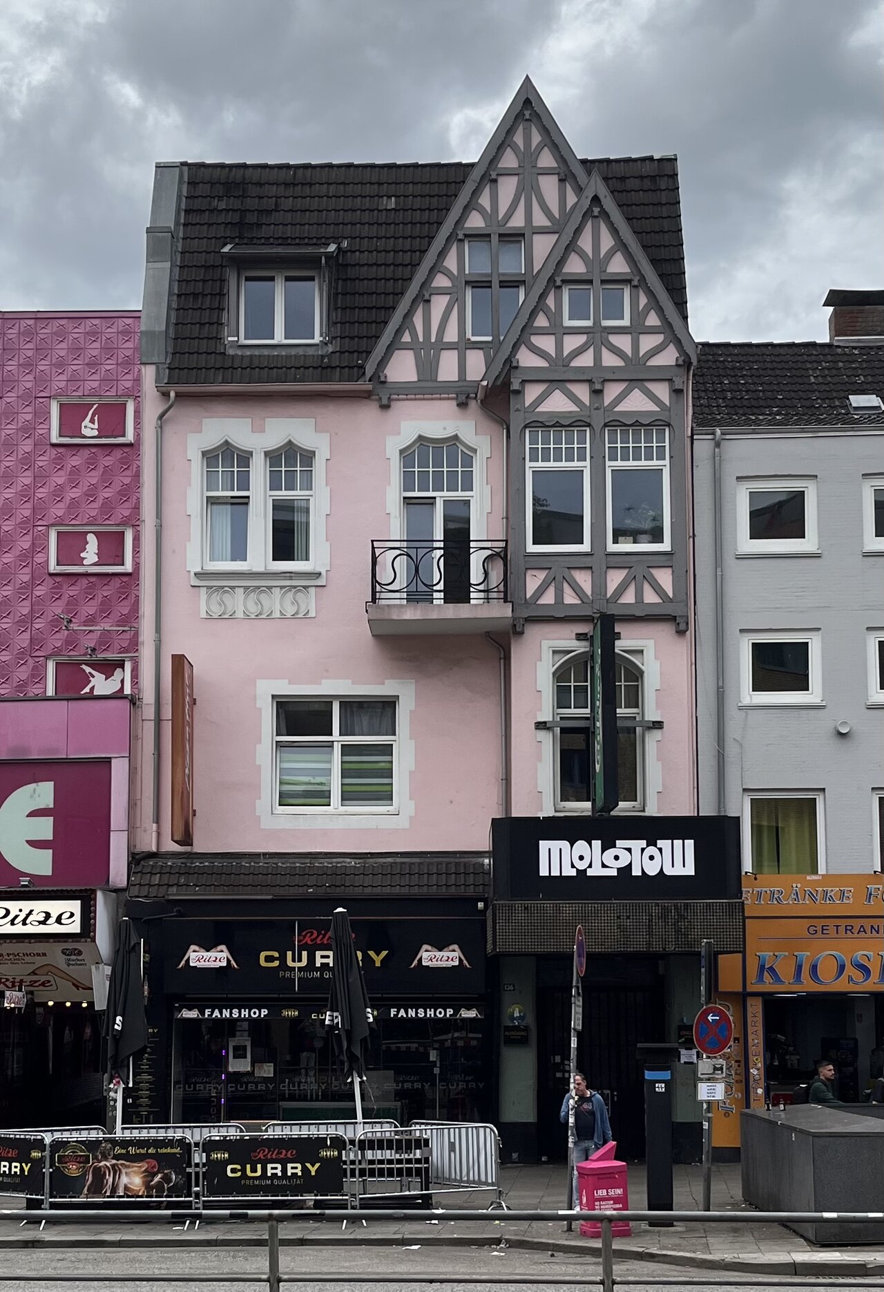 Molotow Club, Reeperbahn 136, Hamburg, Germany, previously known as Top Ten Club, among others