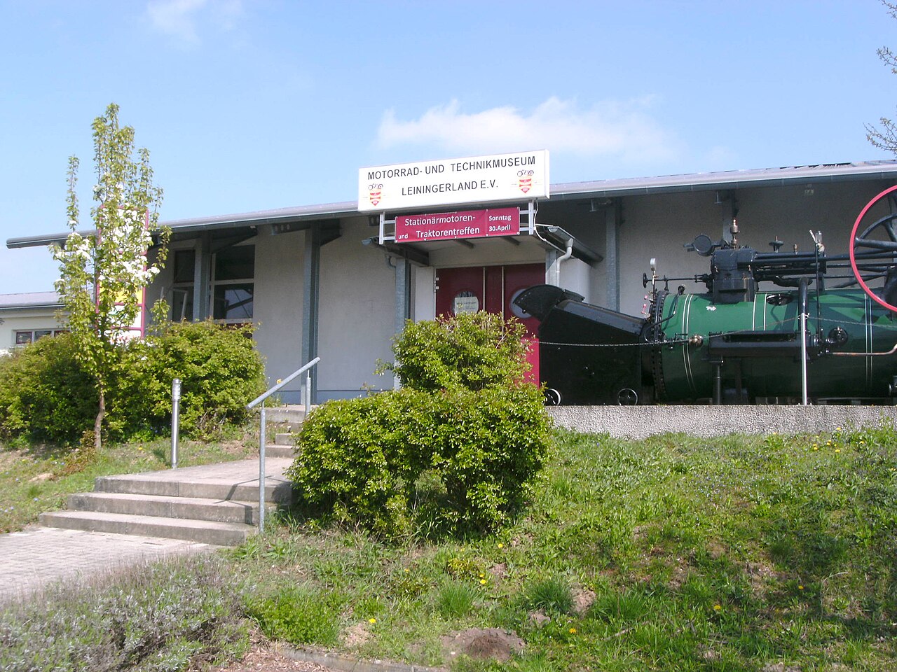 Motorrad- und Technikmuseum Leiningerland in Quirnheim im April 2017