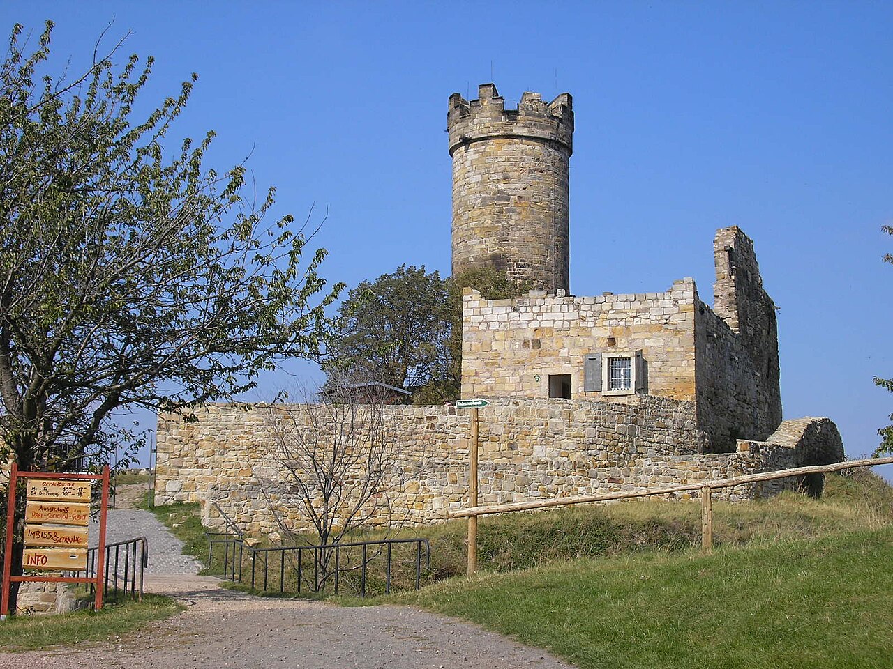 Die Mühlburg bei Mühlberg (Thüringen)
