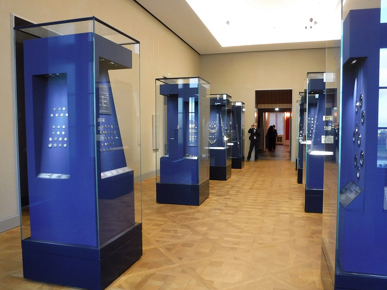Ausstellungsraum im Münzkabinett Dresden