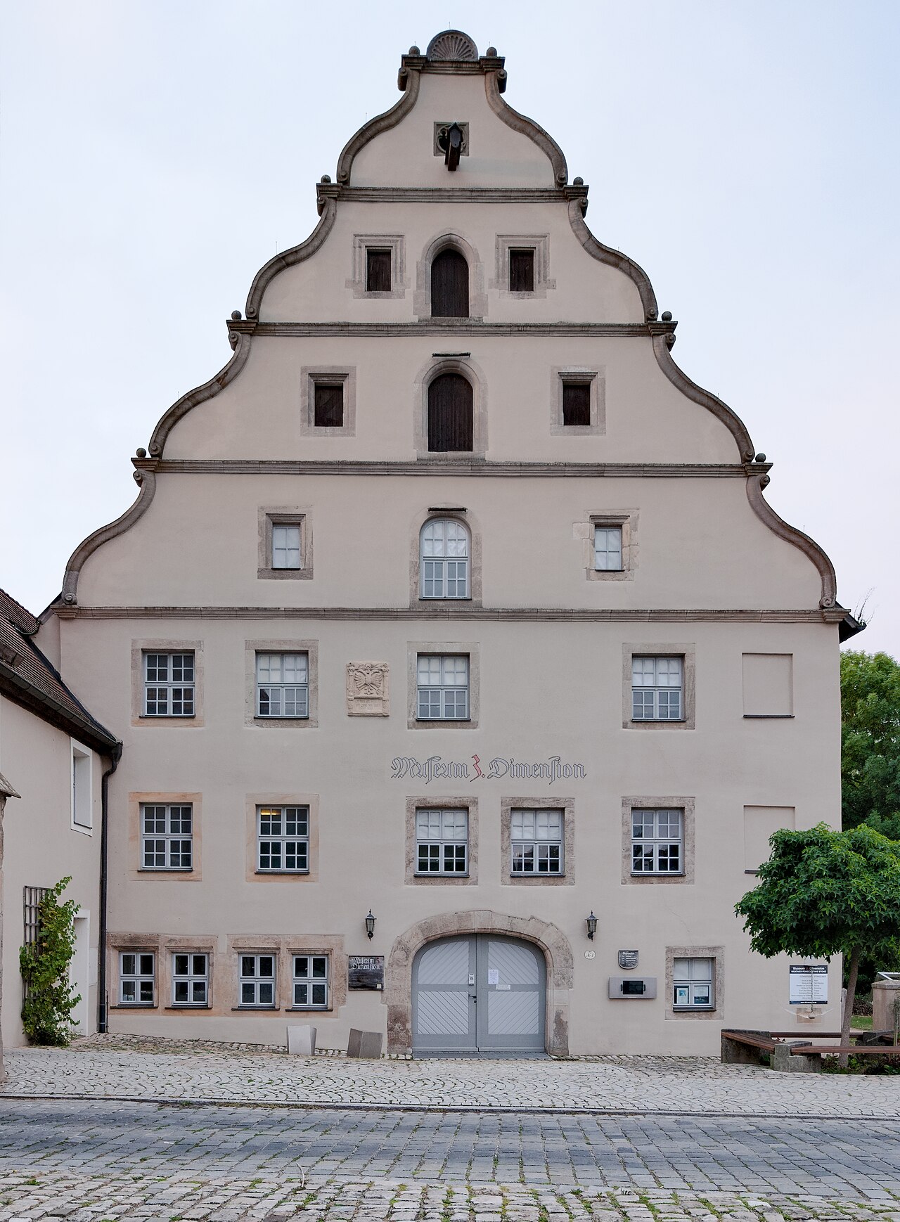South-western facade of the town mill of Dinkelsbühl, Germany