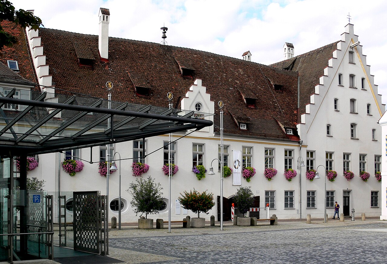 Biberach an der Riß Heilig-Geist-Spital, Fassade zur Viehmarktstraße