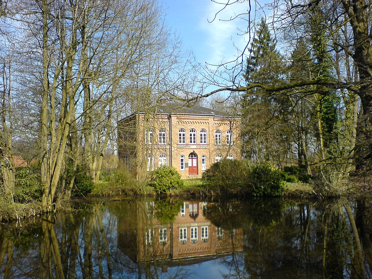Schlosinsel Barmstedt, Winter