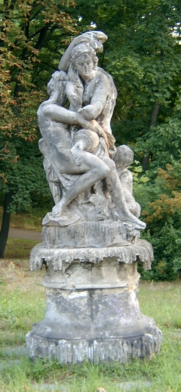 Sandsteinplastik Mythologische Figurengruppe in Frankfurt (Oder)