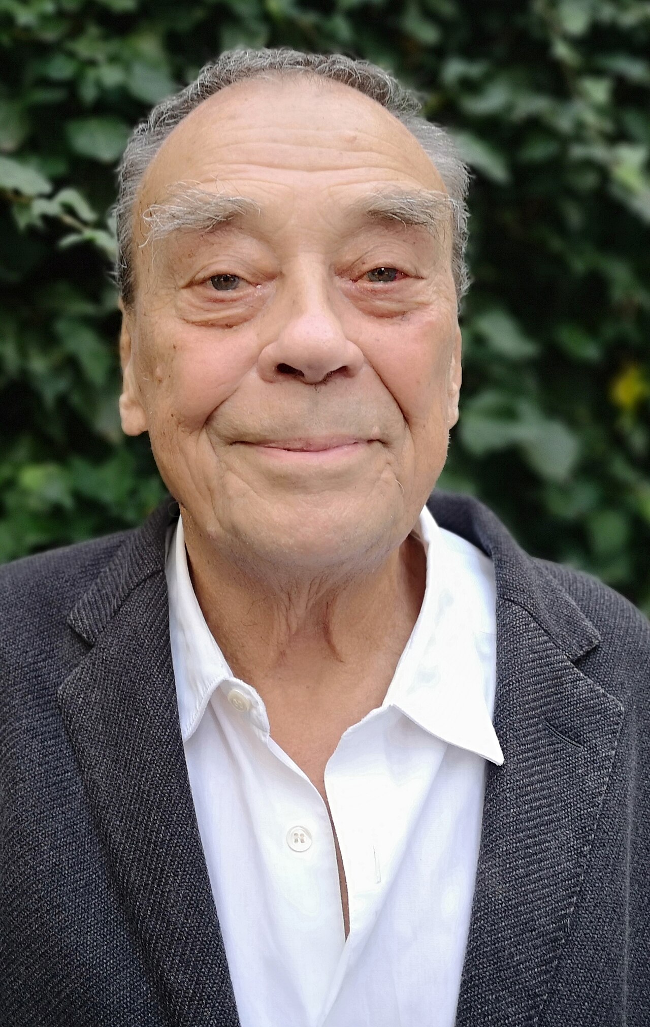 Günther Uecker bei der Eröffnung des neuen Hauses der ZERO-Stiftung