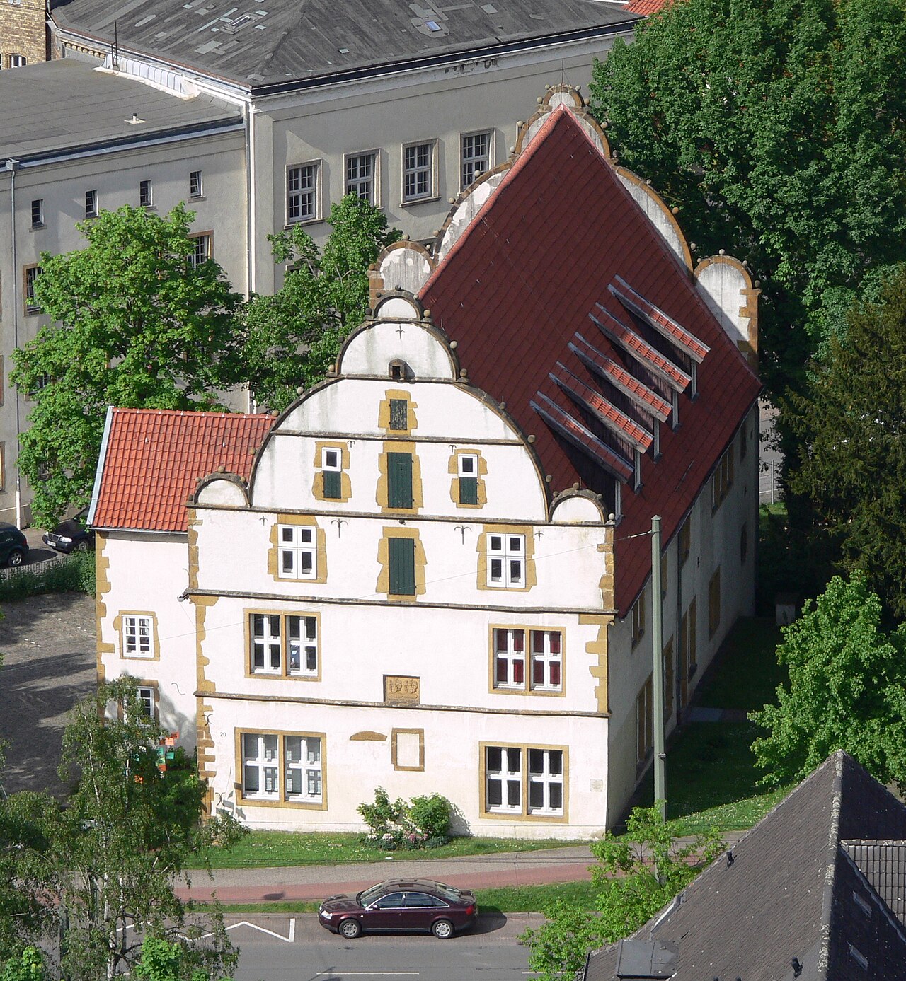 Bielefeld, Kreuzstraße 20, Naturkunde-Museum (namu), im Gebäude des historischen Spiegel'schen Hof (1540)