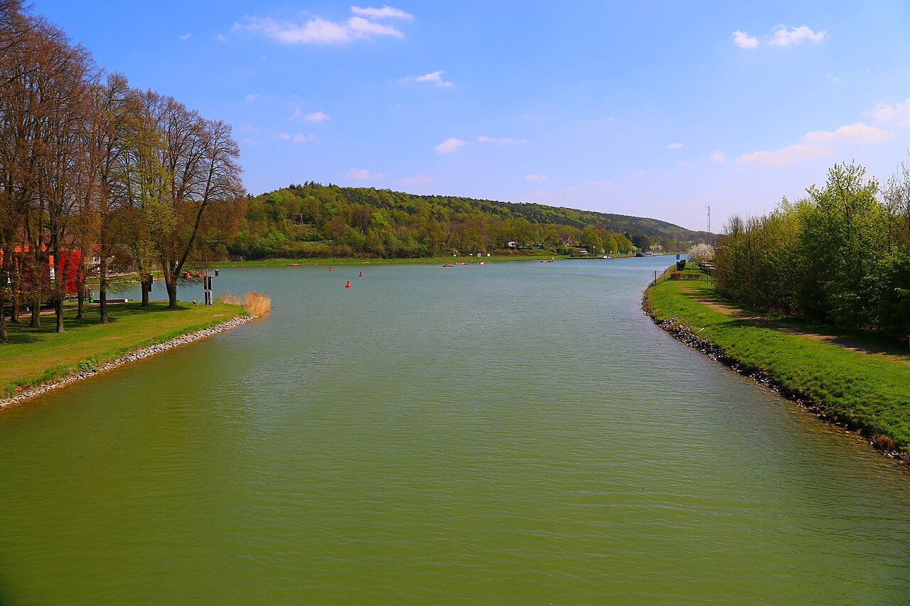 Nasses Dreieck ( Wet Triangle ) in Hörstel -Bergeshövede, Kreis Steinfurt , North Rhine-Westphalia , Germany