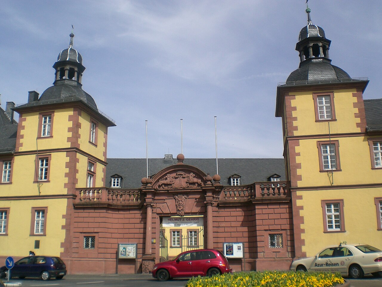 The castle Schönborner Hof is a historical building in Aschaffenburg ( Germany )