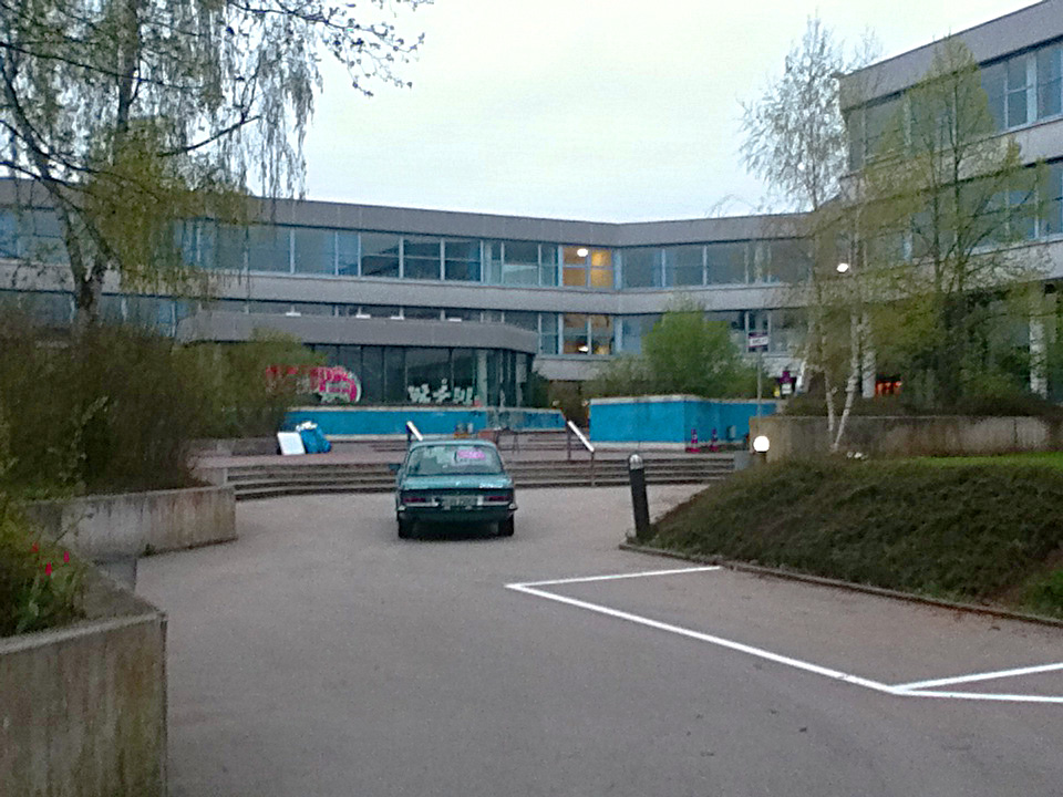 Set der Goethe-Gesamtschule in Unterhaching am ersten Drehtag des Film Fack ju Göhte