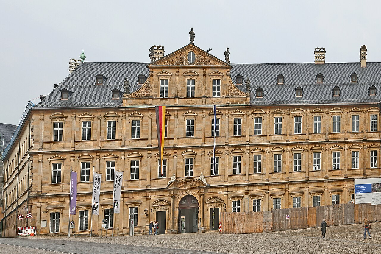 Bamberg (Bavaria), Neue Residenz at the Domplatz (former residence of the prince-bishops, now State Library)