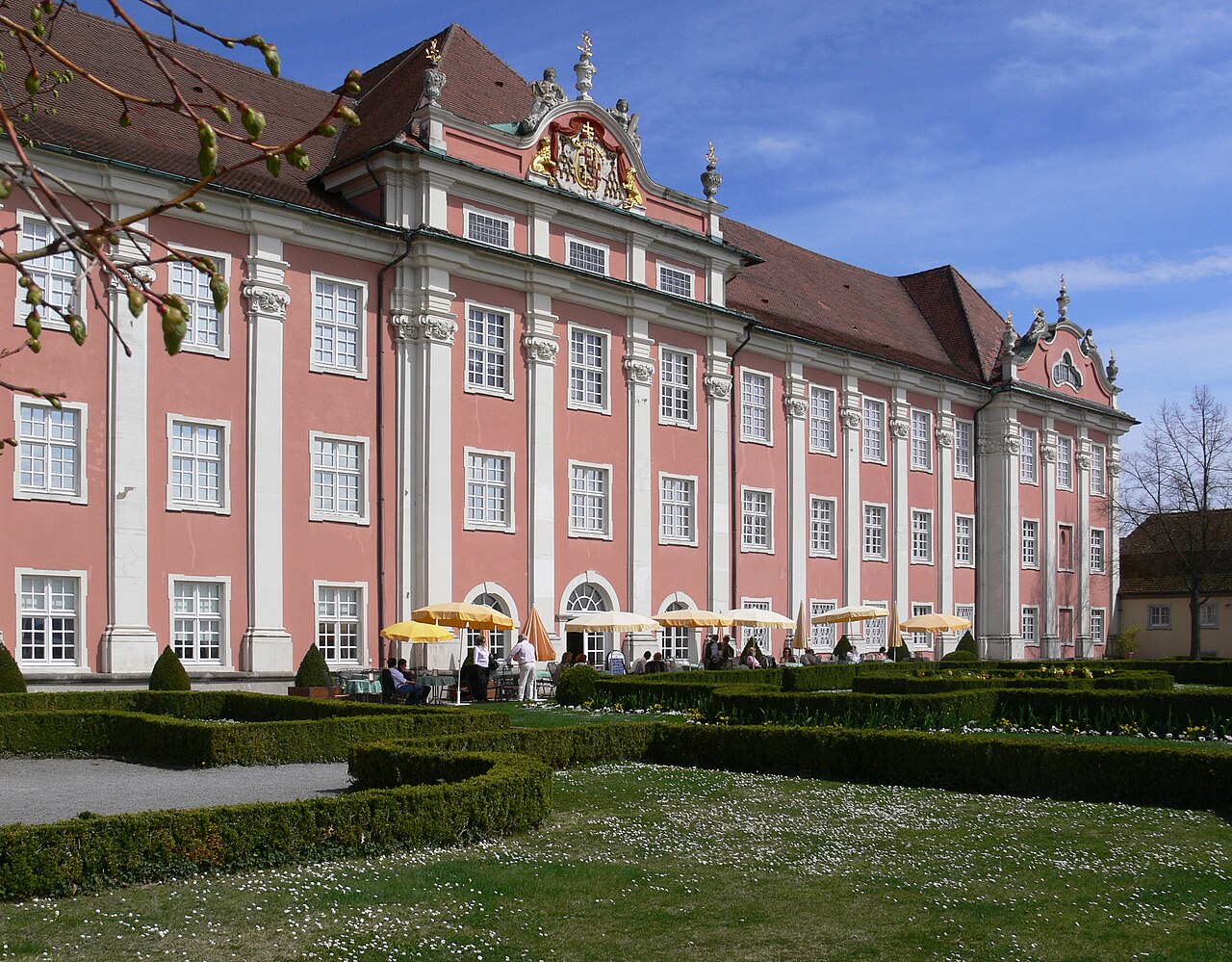 Meersburg, Bodenseekreis Seefassade des Neuen Schlosses