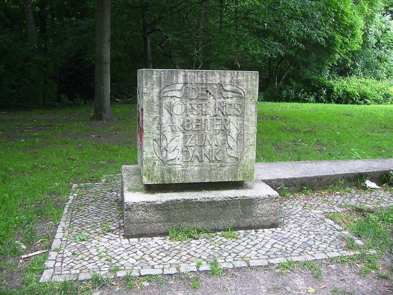 Denkmal für die Notstandsarbeiter von Alfred Trenkel