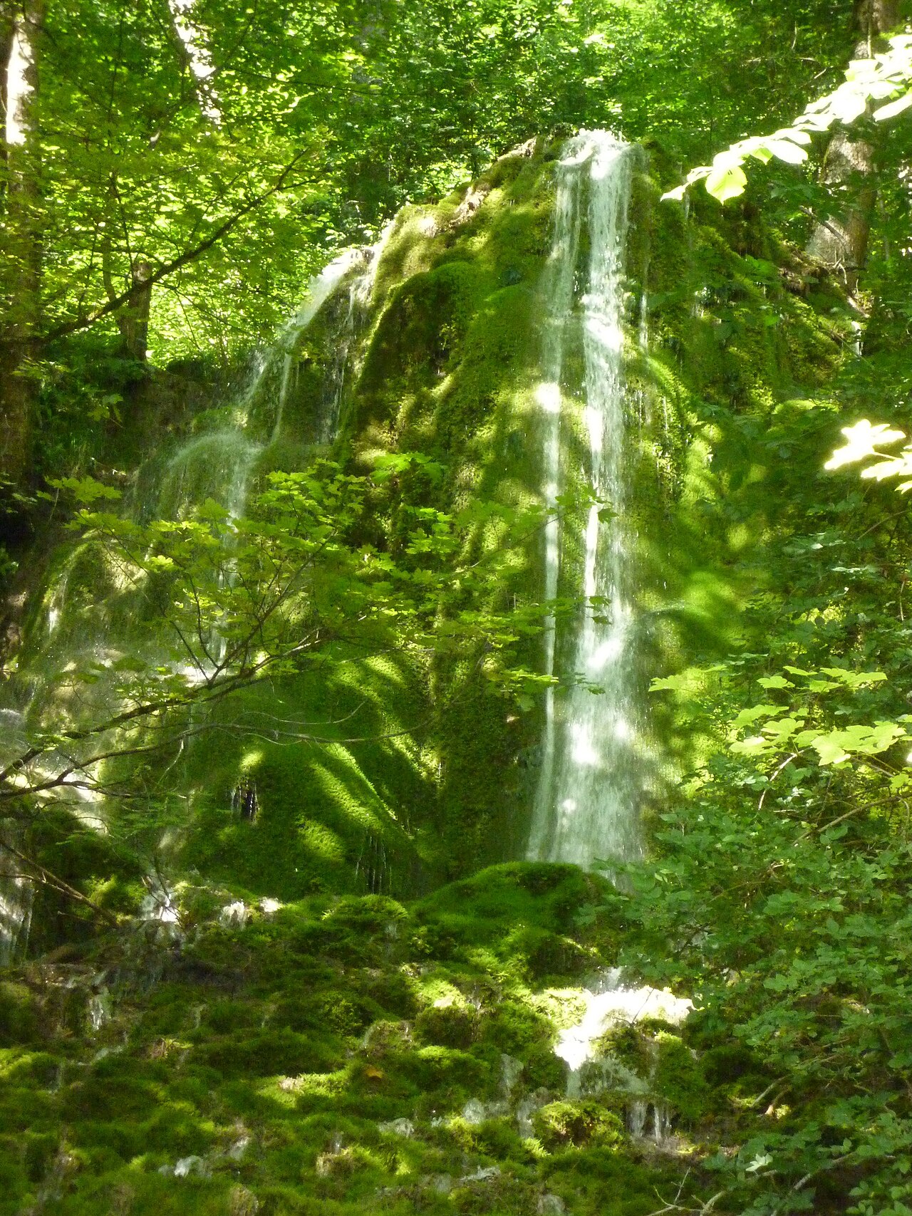 Bad Urach - Gütersteiner Wasserfälle 625 Hm ü