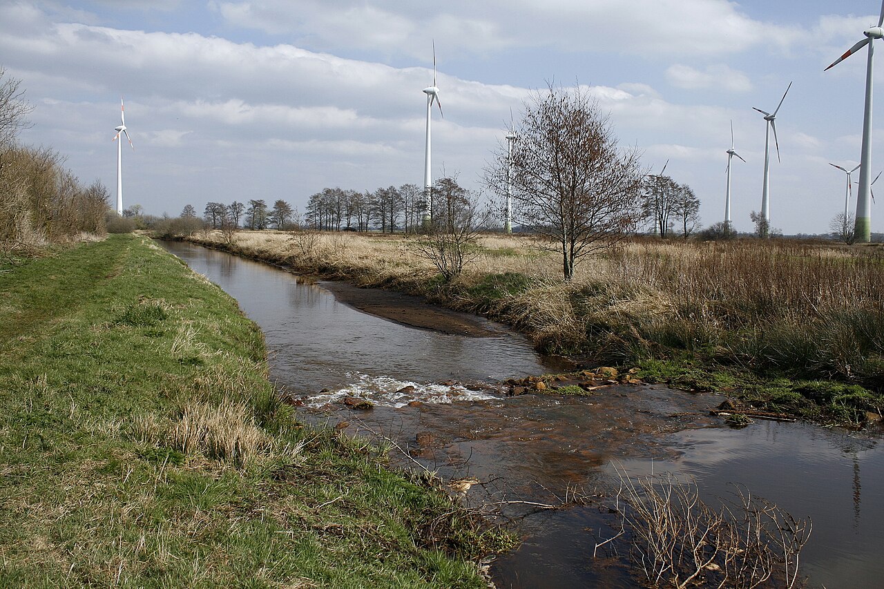 Die Ohe (Sagter Ems) auf der Grenze zwischen Lorup und Esterwegen