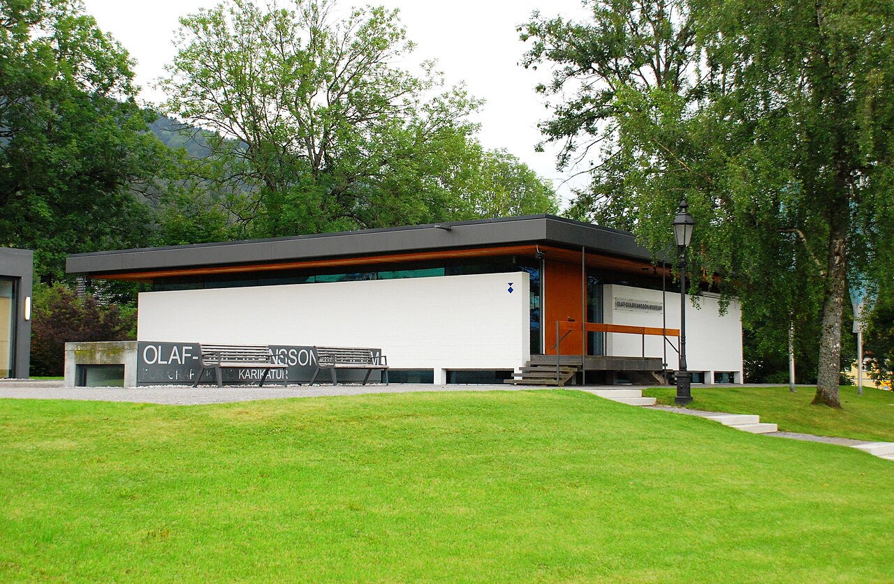 Hauptgebäude des Olaf-Gulbransson-Museums in Tegernsee, Landkreis Miesbach, Regierungsbezirk Oberbayern, Bayern