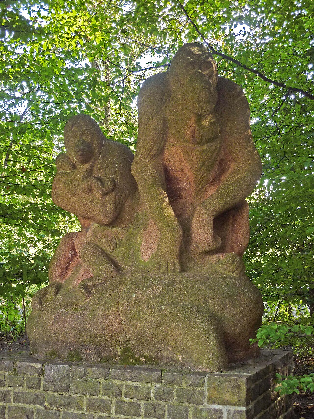 Foto von Orang-Utan-Gruppe